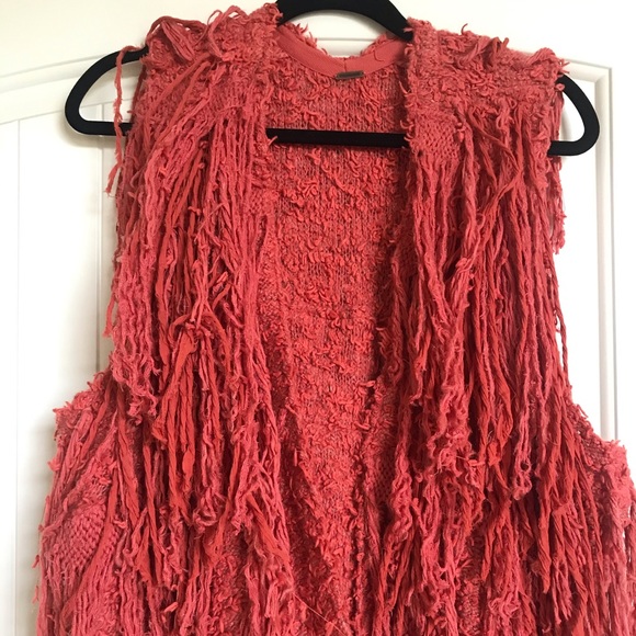 Free people “piñata “ shag vest - Picture 5 of 6